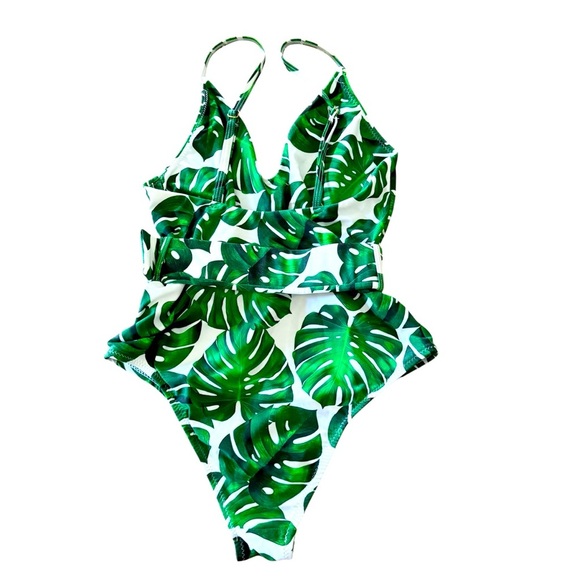 Show Me Your Mumu Amalfi Palm Leaf One Piece Swimsuit Size S - Picture 12 of 16